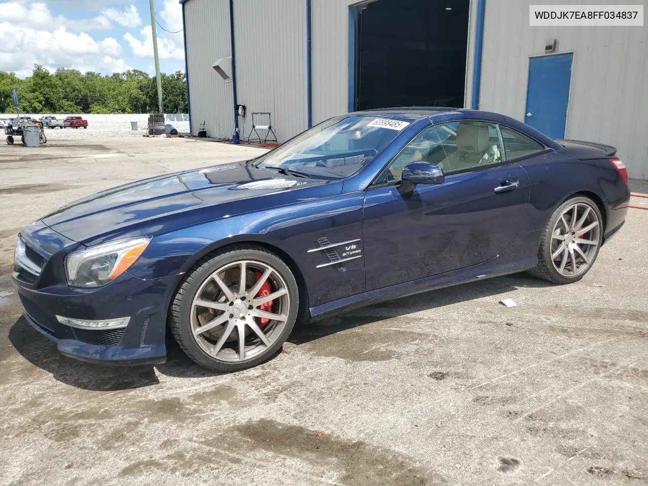 2015 Mercedes-Benz Sl 63 Amg VIN: WDDJK7EA8FF034837 Lot: 60898485