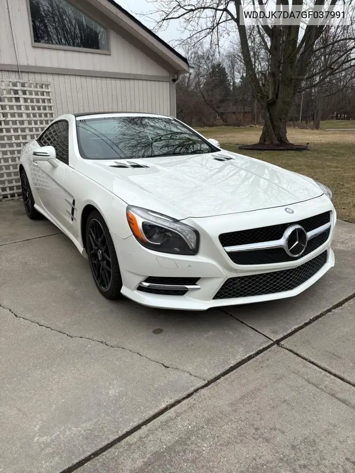 2016 Mercedes-Benz Sl 550 VIN: WDDJK7DA7GF037991 Lot: 53691185