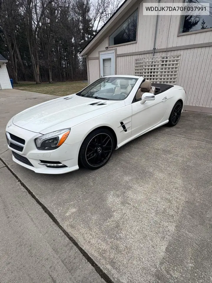 2016 Mercedes-Benz Sl 550 VIN: WDDJK7DA7GF037991 Lot: 53691185