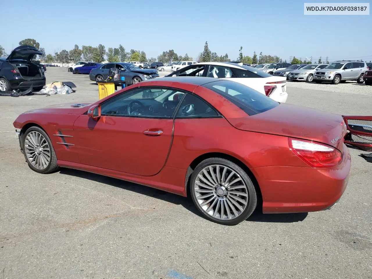 2016 Mercedes-Benz Sl 550 VIN: WDDJK7DA0GF038187 Lot: 62702955