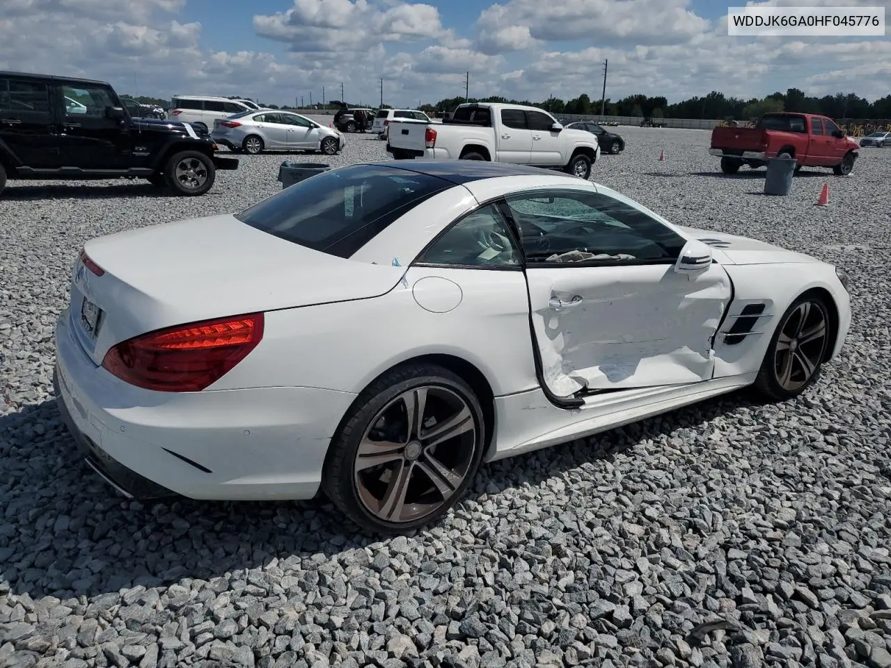 2017 Mercedes-Benz Sl 450 VIN: WDDJK6GA0HF045776 Lot: 52786145
