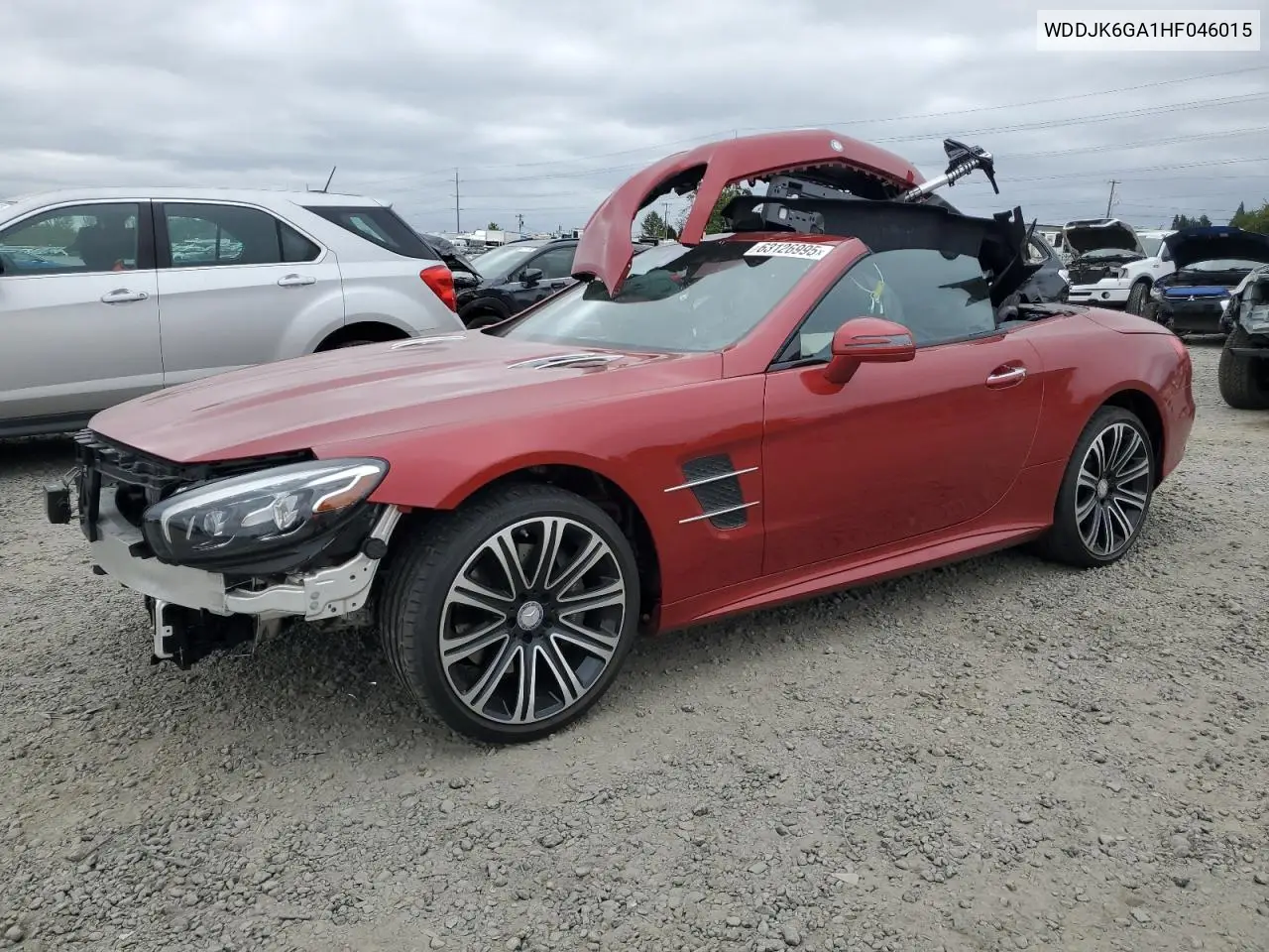 2017 Mercedes-Benz Sl 450 VIN: WDDJK6GA1HF046015 Lot: 63126995