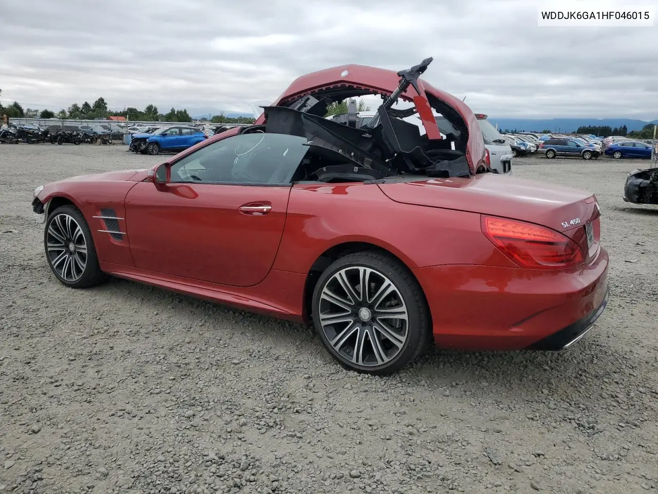 2017 Mercedes-Benz Sl 450 VIN: WDDJK6GA1HF046015 Lot: 63126995