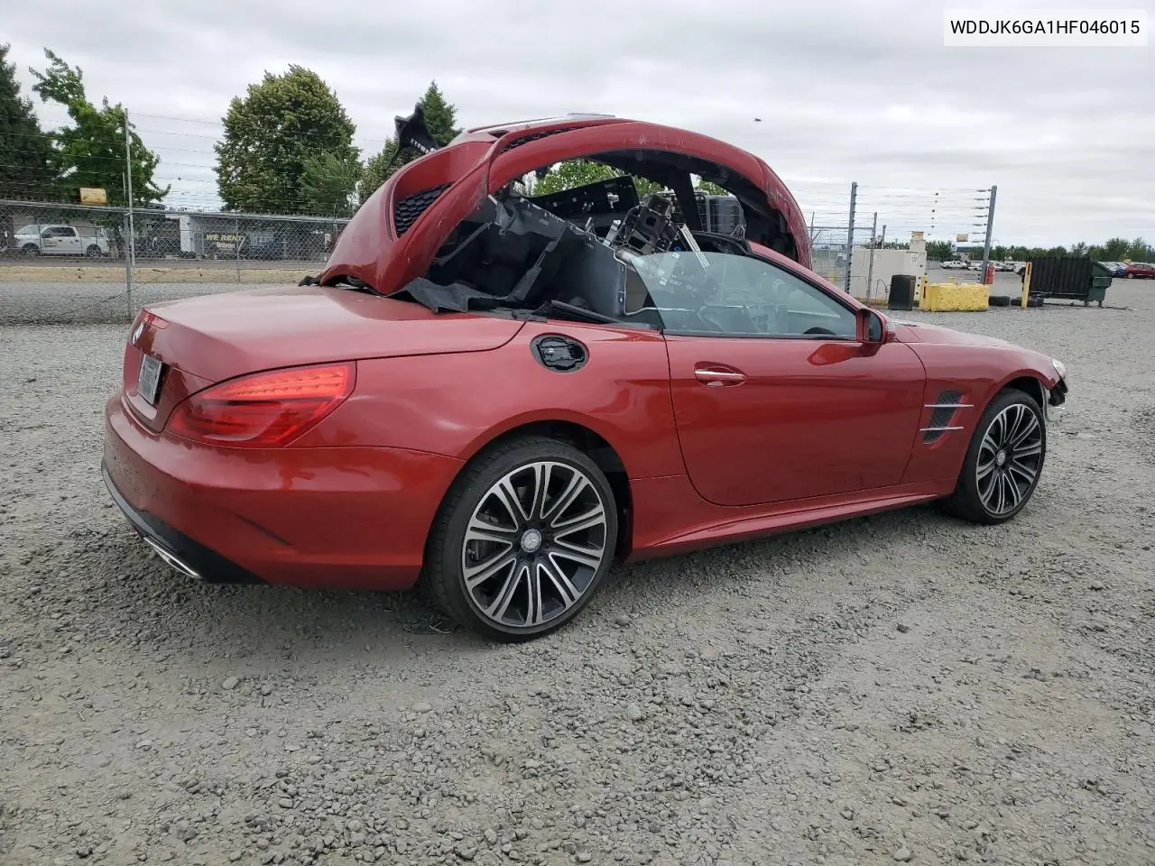 2017 Mercedes-Benz Sl 450 VIN: WDDJK6GA1HF046015 Lot: 63126995