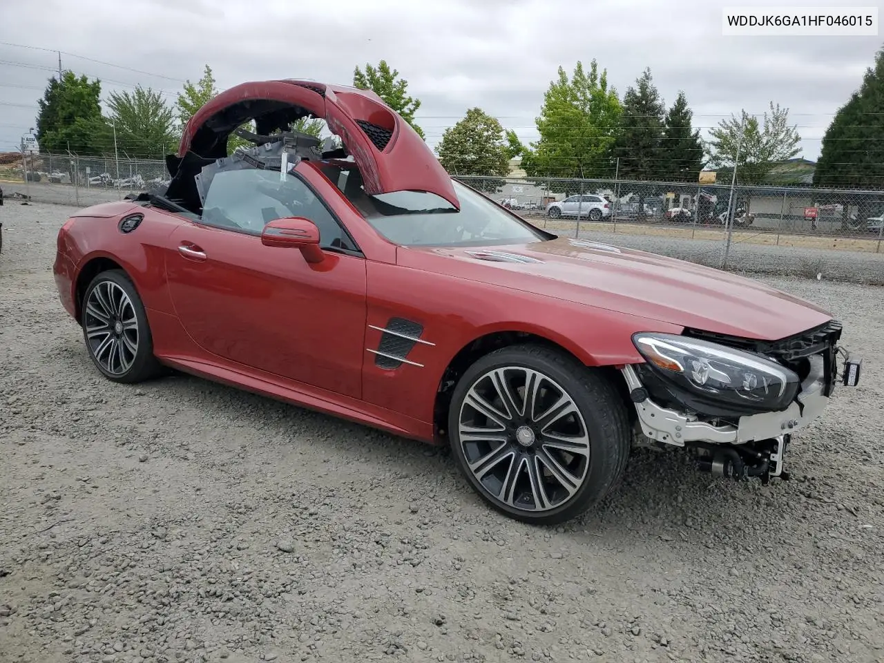 2017 Mercedes-Benz Sl 450 VIN: WDDJK6GA1HF046015 Lot: 63126995