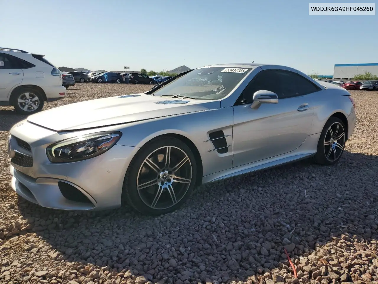 2017 Mercedes-Benz Sl 450 VIN: WDDJK6GA9HF045260 Lot: 63414185