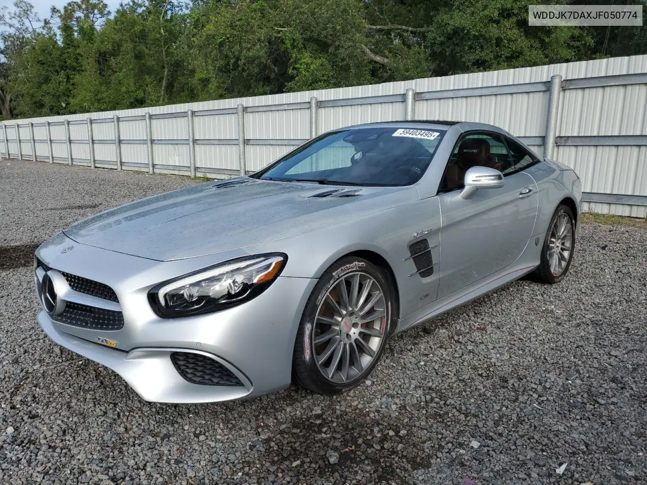 2018 Mercedes-Benz Sl 550 VIN: WDDJK7DAXJF050774 Lot: 59403495