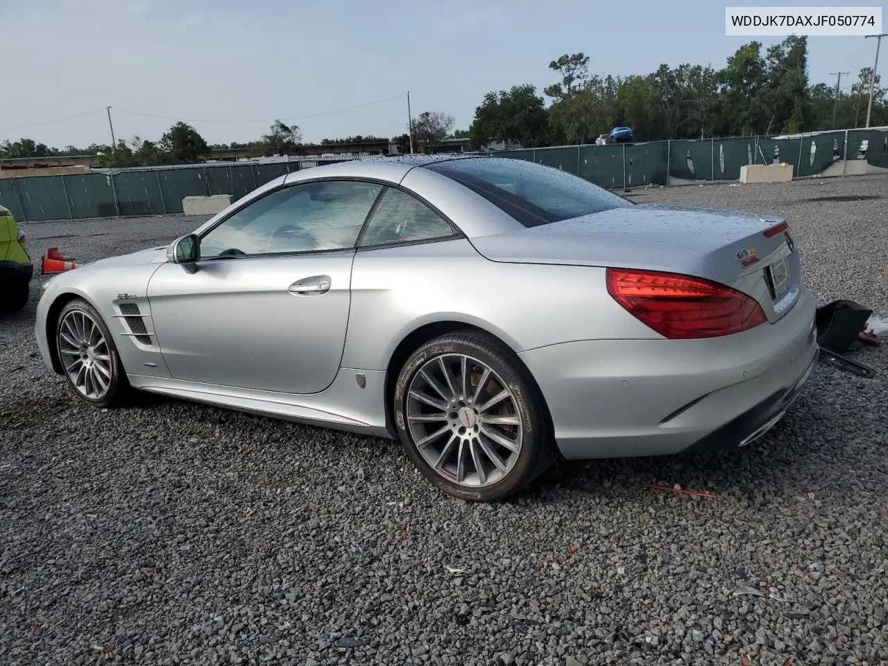 2018 Mercedes-Benz Sl 550 VIN: WDDJK7DAXJF050774 Lot: 59403495