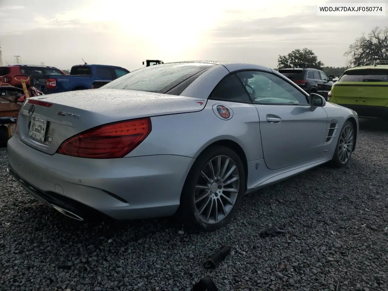 2018 Mercedes-Benz Sl 550 VIN: WDDJK7DAXJF050774 Lot: 59403495