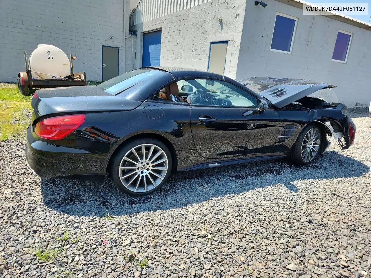 2018 Mercedes-Benz Sl 550 VIN: WDDJK7DA4JF051127 Lot: 61548045