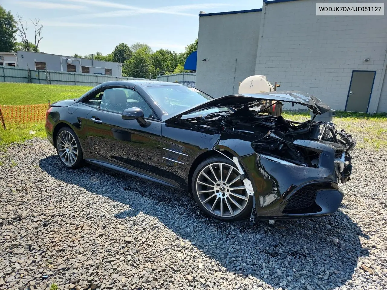 2018 Mercedes-Benz Sl 550 VIN: WDDJK7DA4JF051127 Lot: 61548045