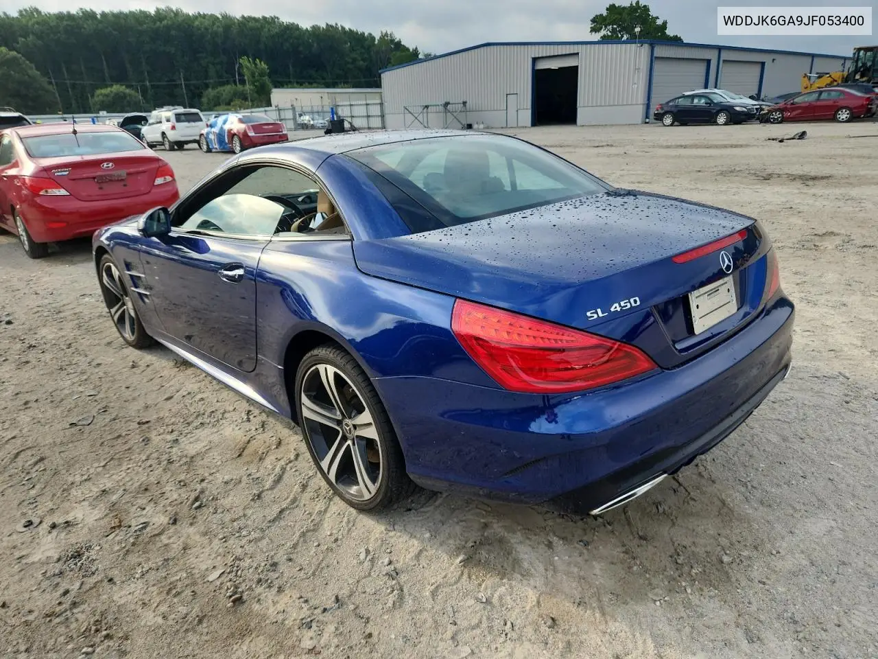 2018 Mercedes-Benz Sl 450 VIN: WDDJK6GA9JF053400 Lot: 63209855
