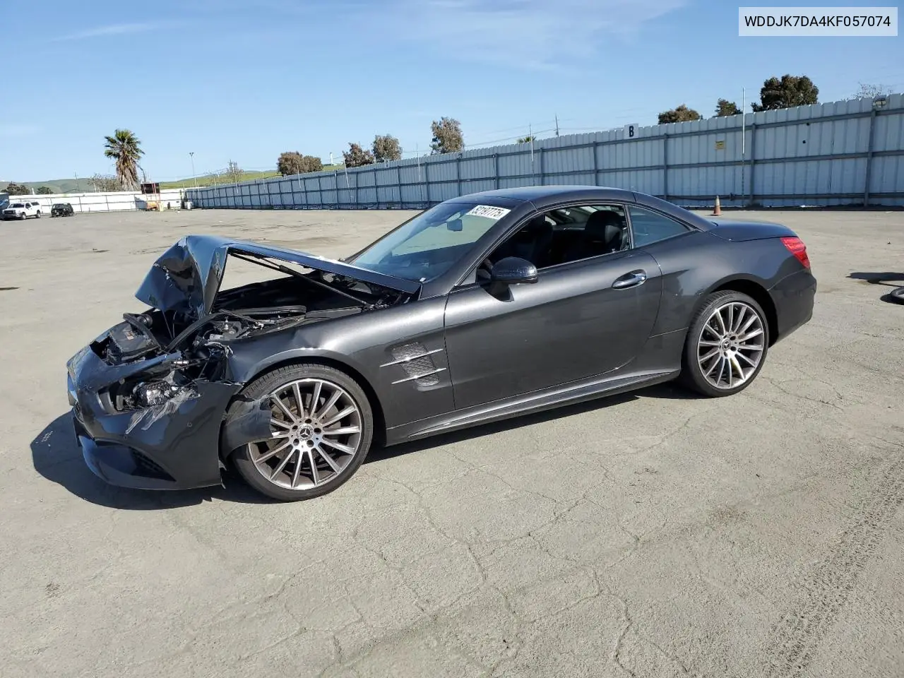 2019 Mercedes-Benz Sl 550 VIN: WDDJK7DA4KF057074 Lot: 52197775