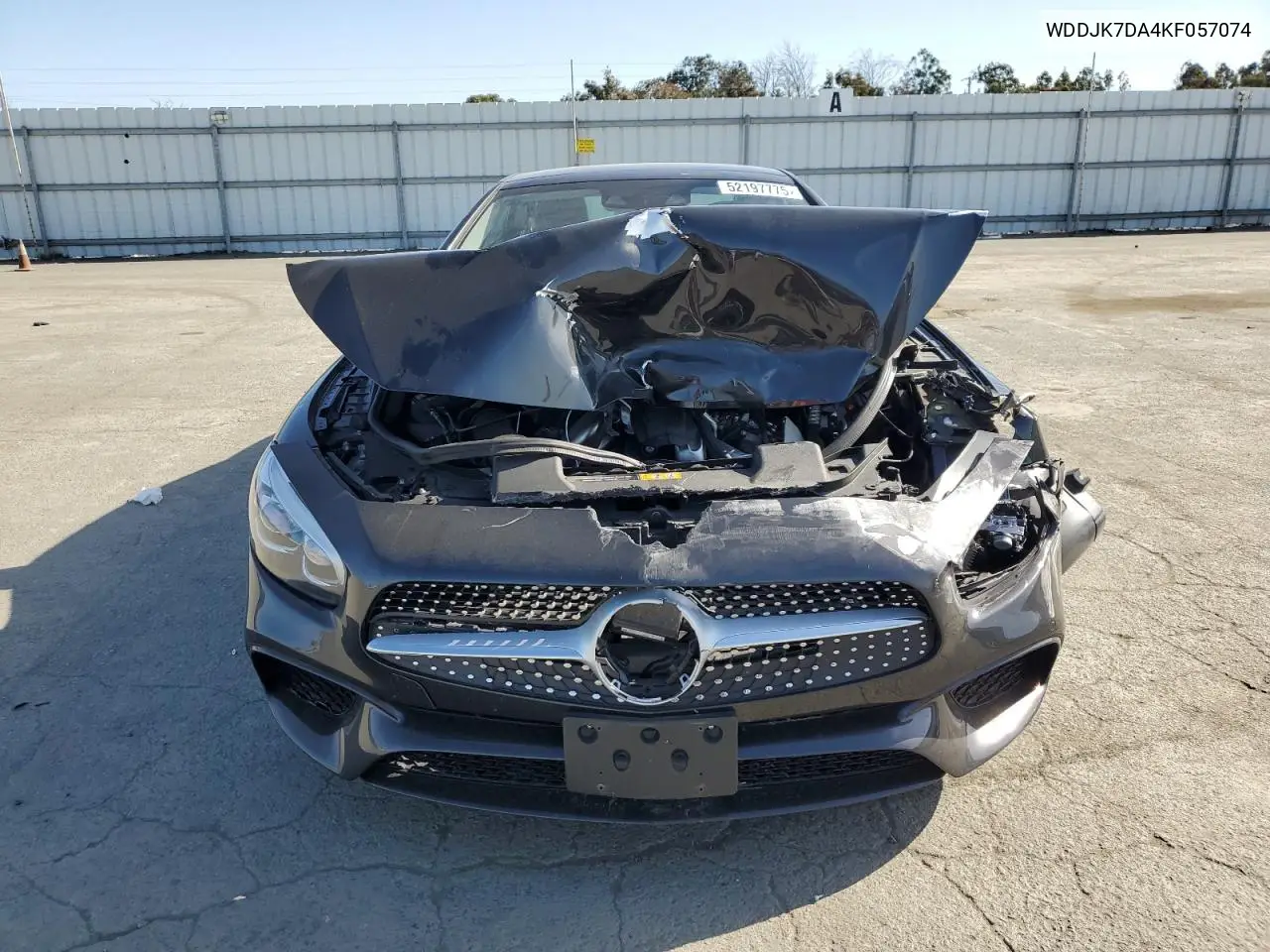 2019 Mercedes-Benz Sl 550 VIN: WDDJK7DA4KF057074 Lot: 52197775