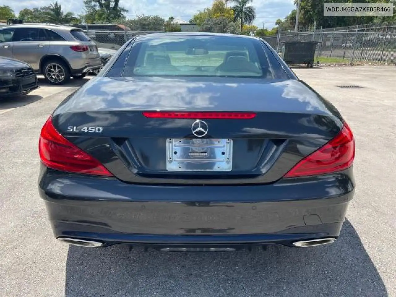 2019 Mercedes-Benz Sl 450 VIN: WDDJK6GA7KF058466 Lot: 52242815
