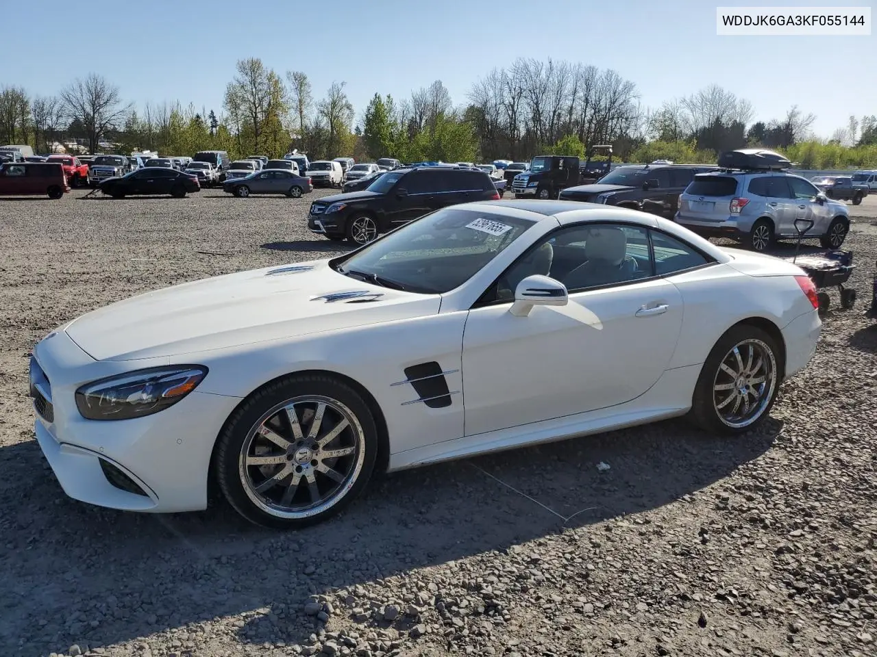 2019 Mercedes-Benz Sl 450 VIN: WDDJK6GA3KF055144 Lot: 52961655