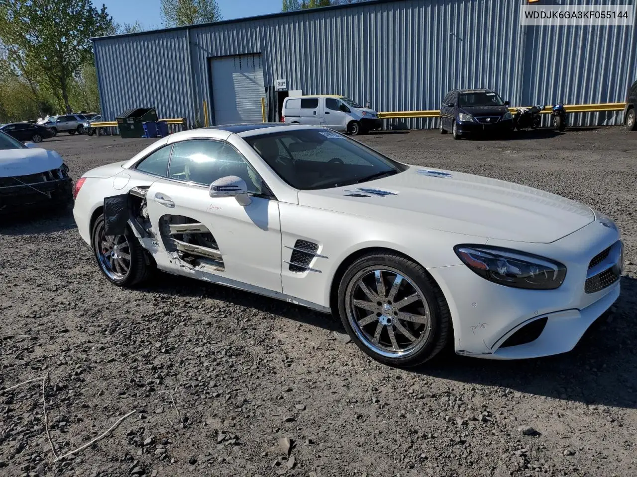 2019 Mercedes-Benz Sl 450 VIN: WDDJK6GA3KF055144 Lot: 52961655