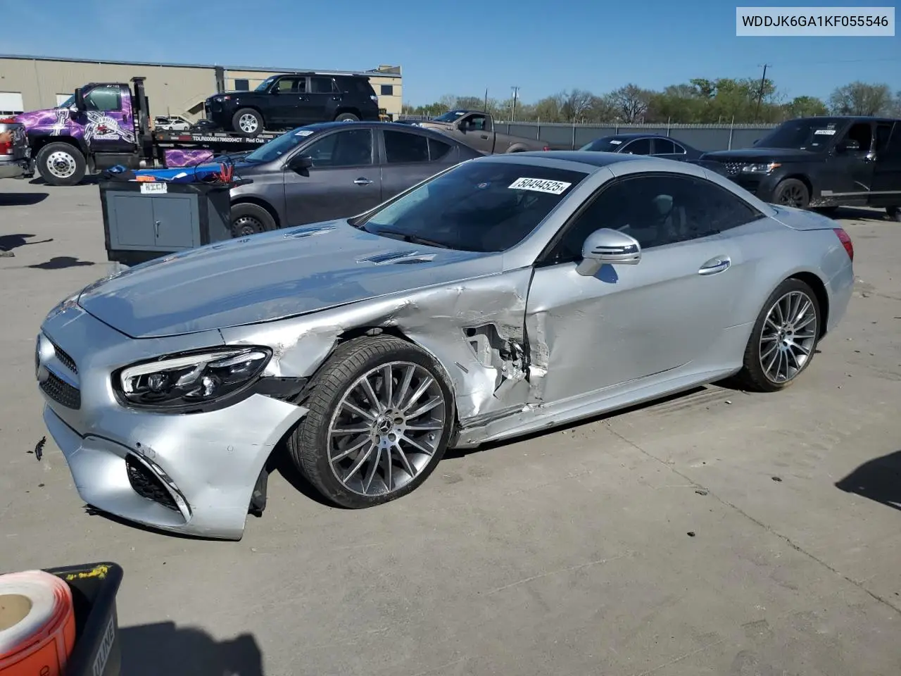 2019 Mercedes-Benz Sl 450 VIN: WDDJK6GA1KF055546 Lot: 54183035