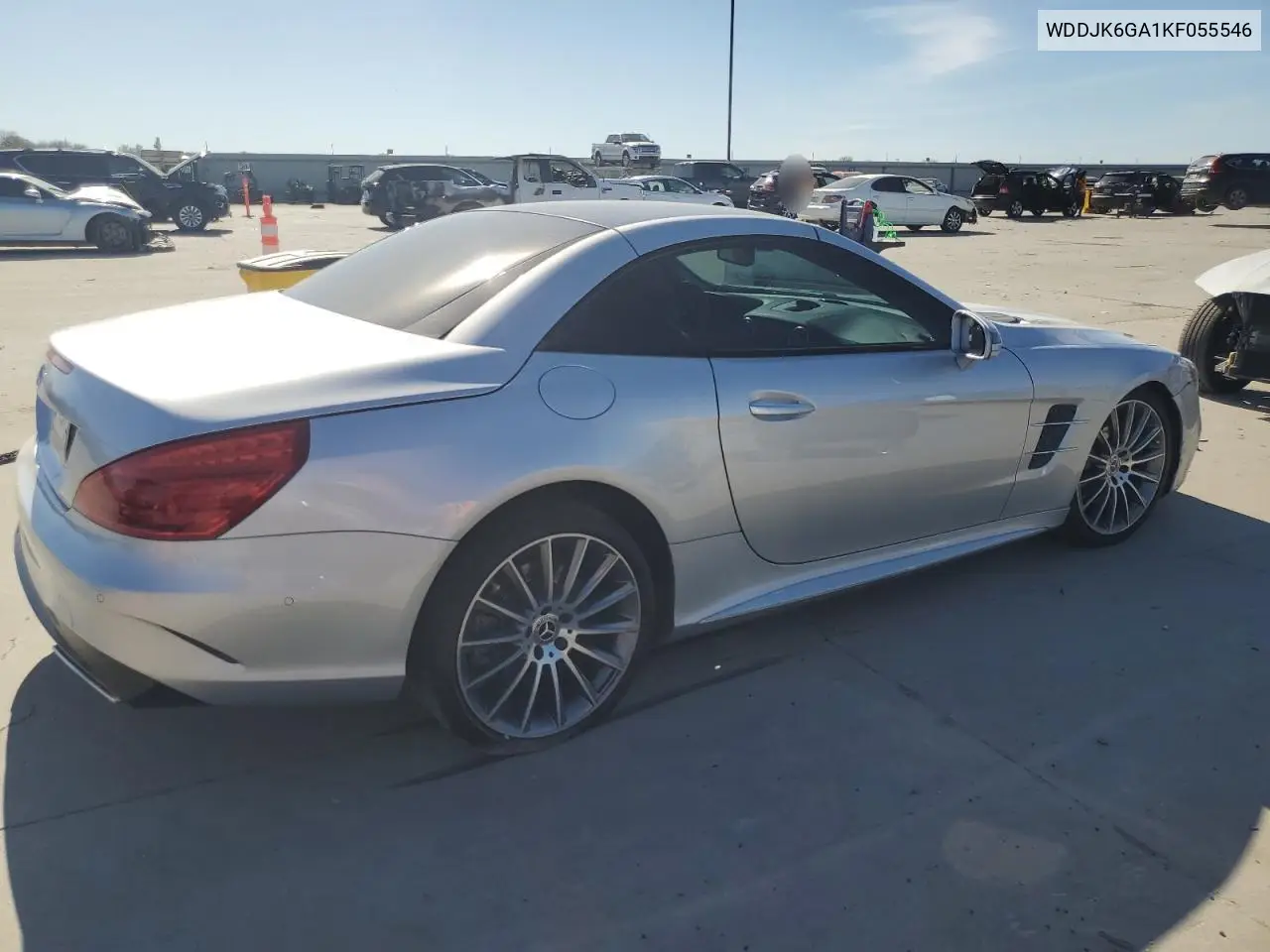 2019 Mercedes-Benz Sl 450 VIN: WDDJK6GA1KF055546 Lot: 54183035