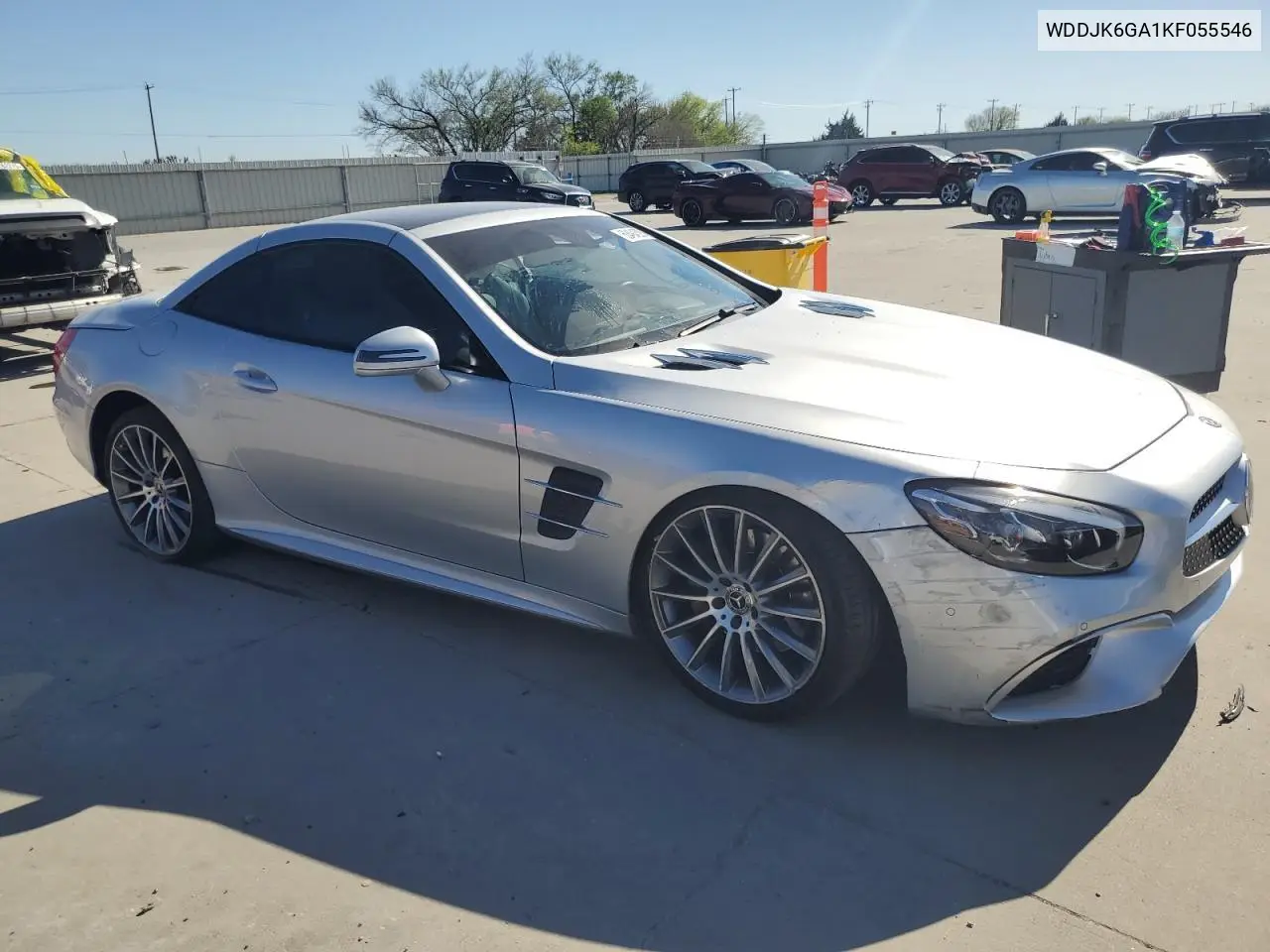 2019 Mercedes-Benz Sl 450 VIN: WDDJK6GA1KF055546 Lot: 54183035