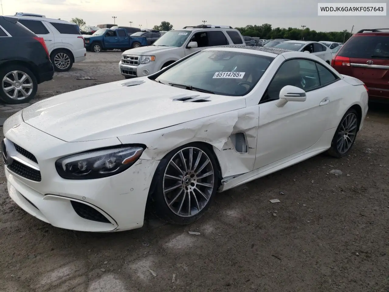 2019 Mercedes-Benz Sl 450 VIN: WDDJK6GA9KF057643 Lot: 65114765