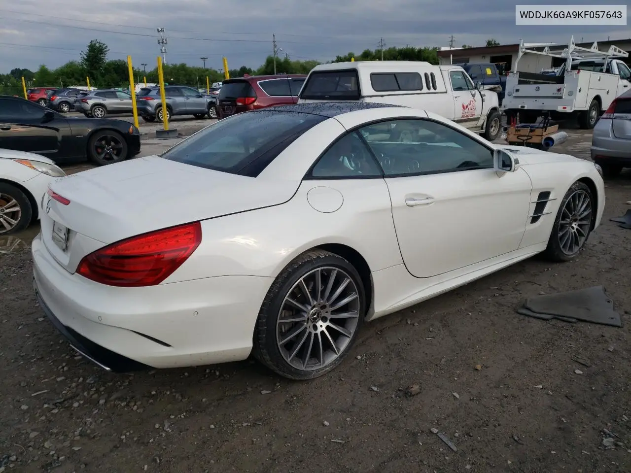 2019 Mercedes-Benz Sl 450 VIN: WDDJK6GA9KF057643 Lot: 65114765