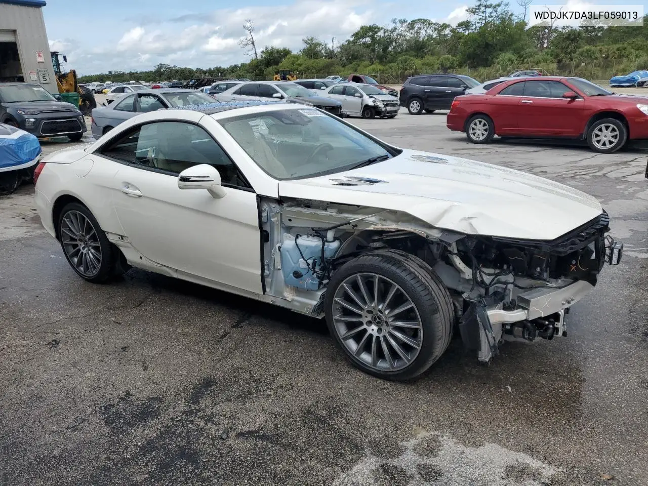 2020 Mercedes-Benz Sl 550 VIN: WDDJK7DA3LF059013 Lot: 55669085