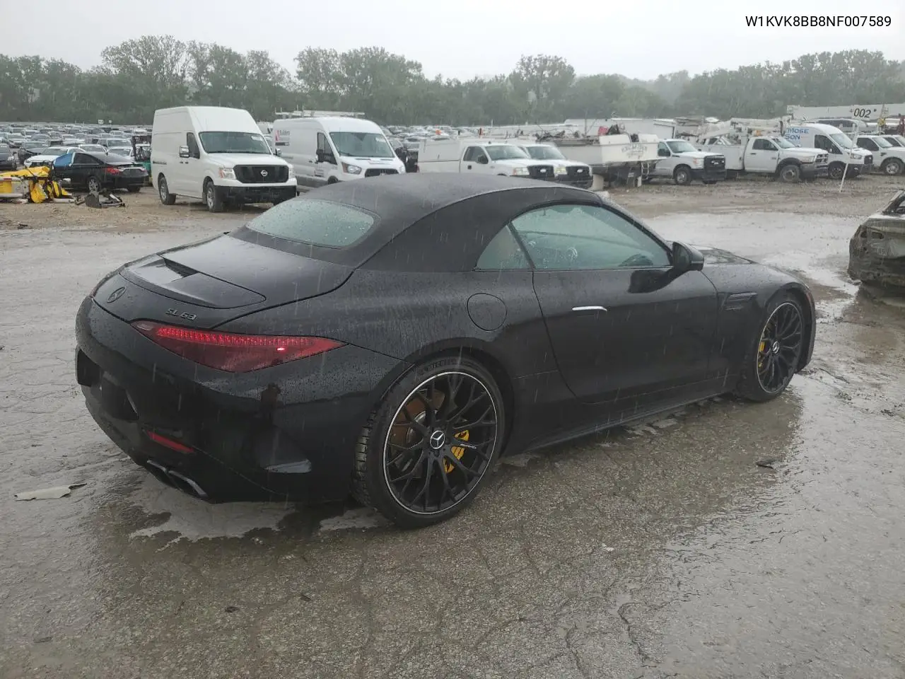 2022 Mercedes-Benz Sl 63 Amg VIN: W1KVK8BB8NF007589 Lot: 55826985