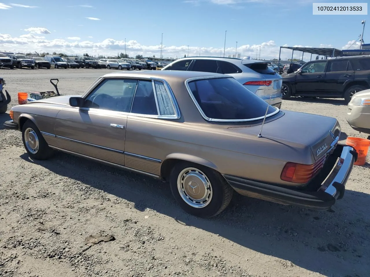 1976 Mercedes-Benz 450 Slc VIN: 10702412013533 Lot: 78412864
