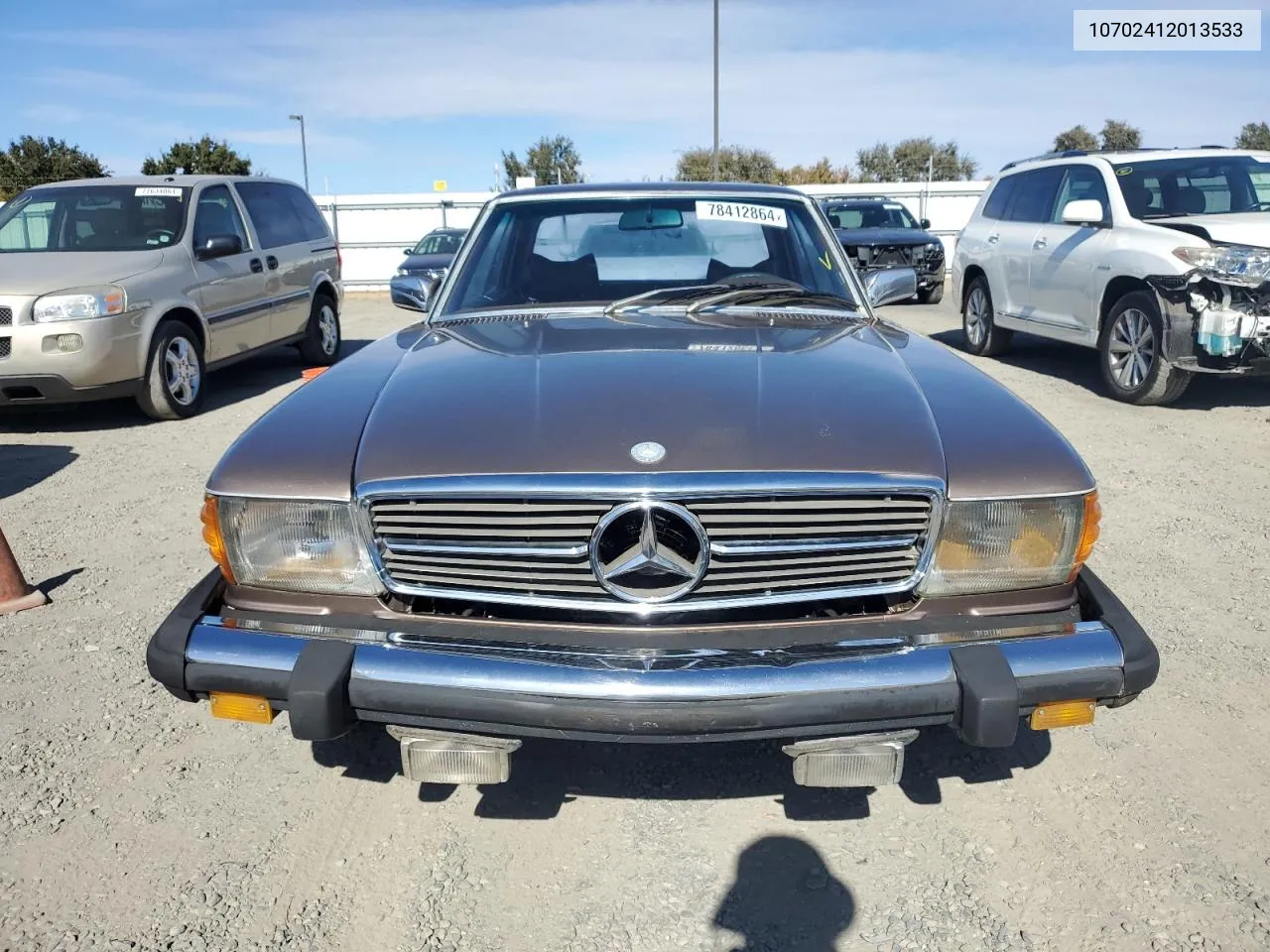1976 Mercedes-Benz 450 Slc VIN: 10702412013533 Lot: 78412864