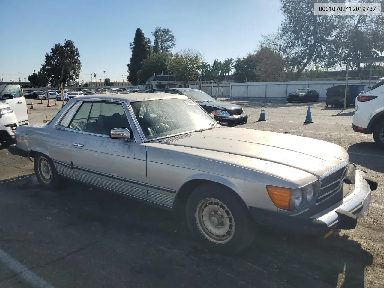 1978 Mercedes-Benz Slc VIN: 00010702412019787 Lot: 84699904