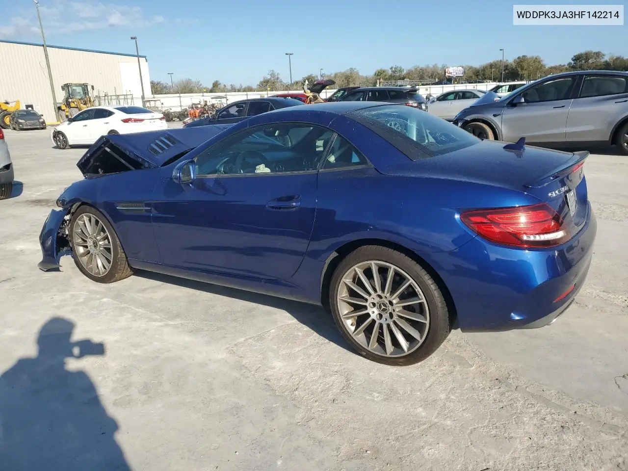 2017 Mercedes-Benz Slc 300 VIN: WDDPK3JA3HF142214 Lot: 45085305