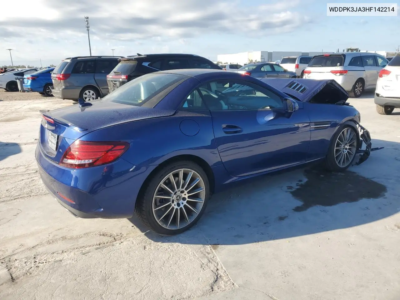 2017 Mercedes-Benz Slc 300 VIN: WDDPK3JA3HF142214 Lot: 45085305