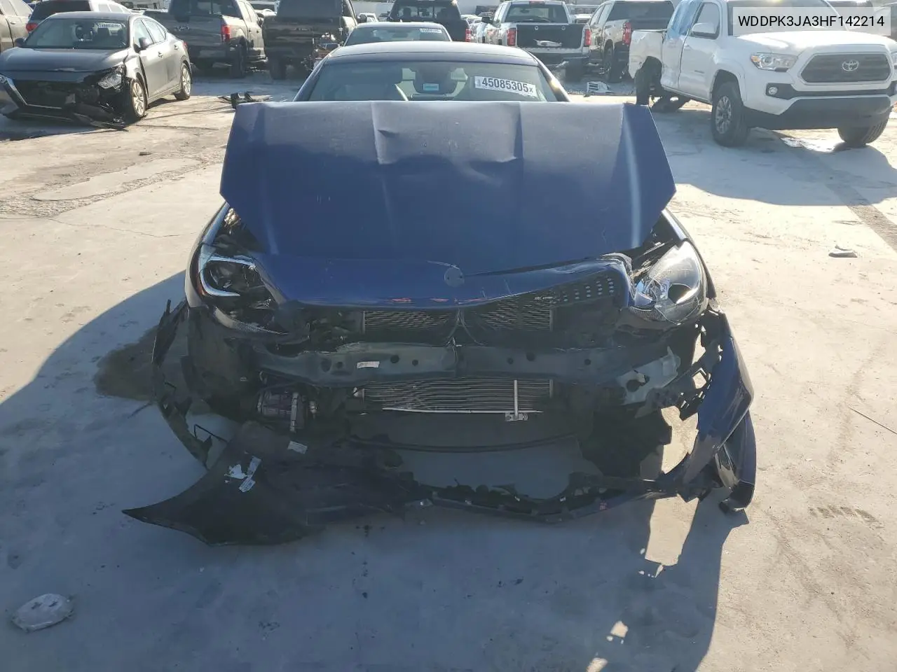 2017 Mercedes-Benz Slc 300 VIN: WDDPK3JA3HF142214 Lot: 45085305