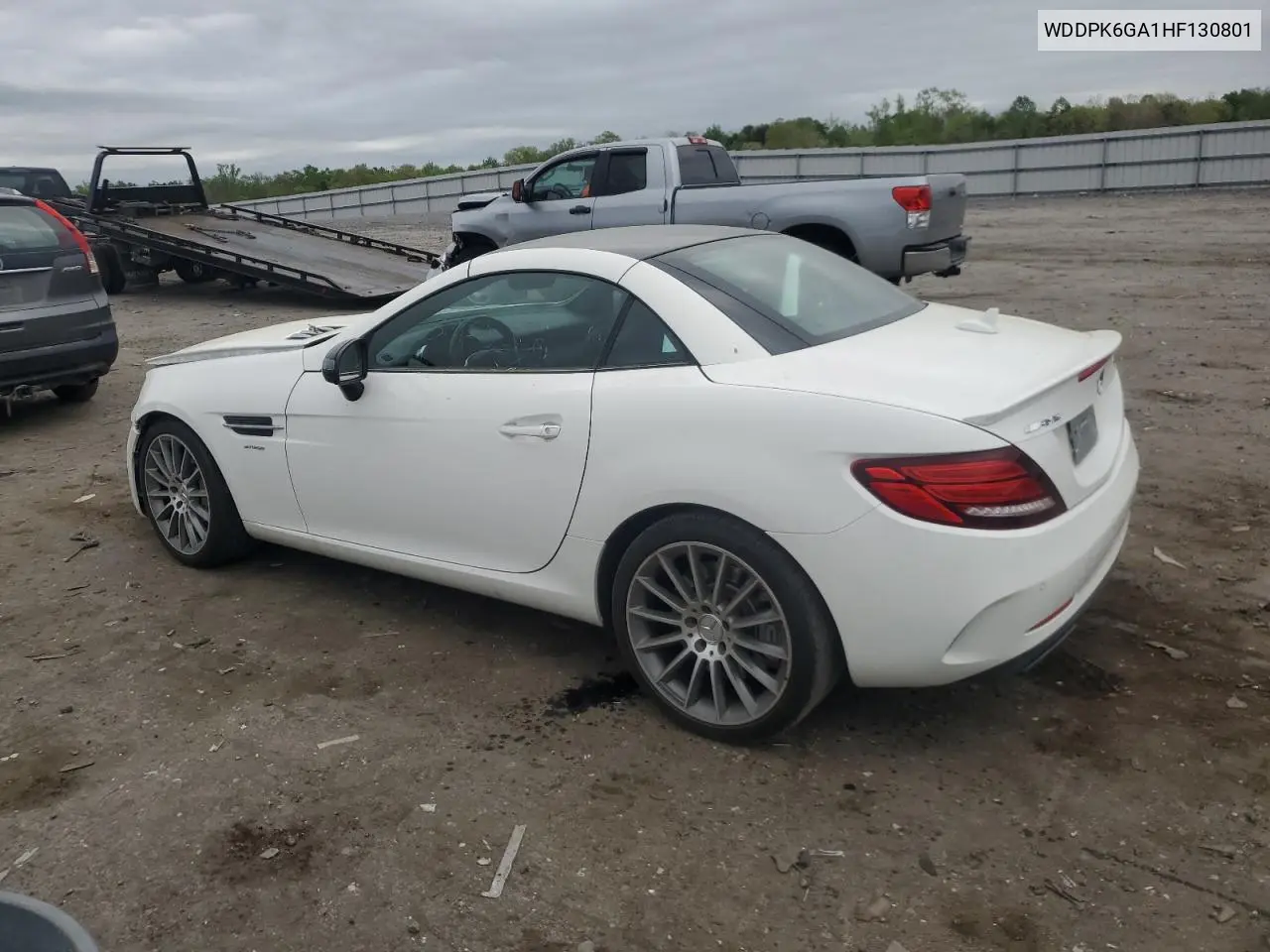 2017 Mercedes-Benz Slc 43 Amg VIN: WDDPK6GA1HF130801 Lot: 53810805