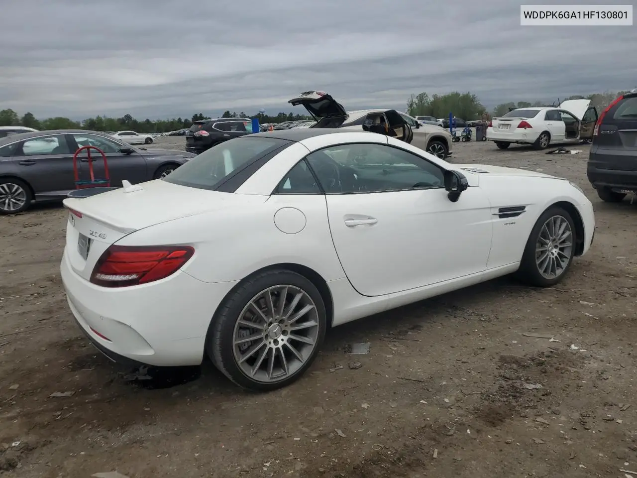 2017 Mercedes-Benz Slc 43 Amg VIN: WDDPK6GA1HF130801 Lot: 53810805
