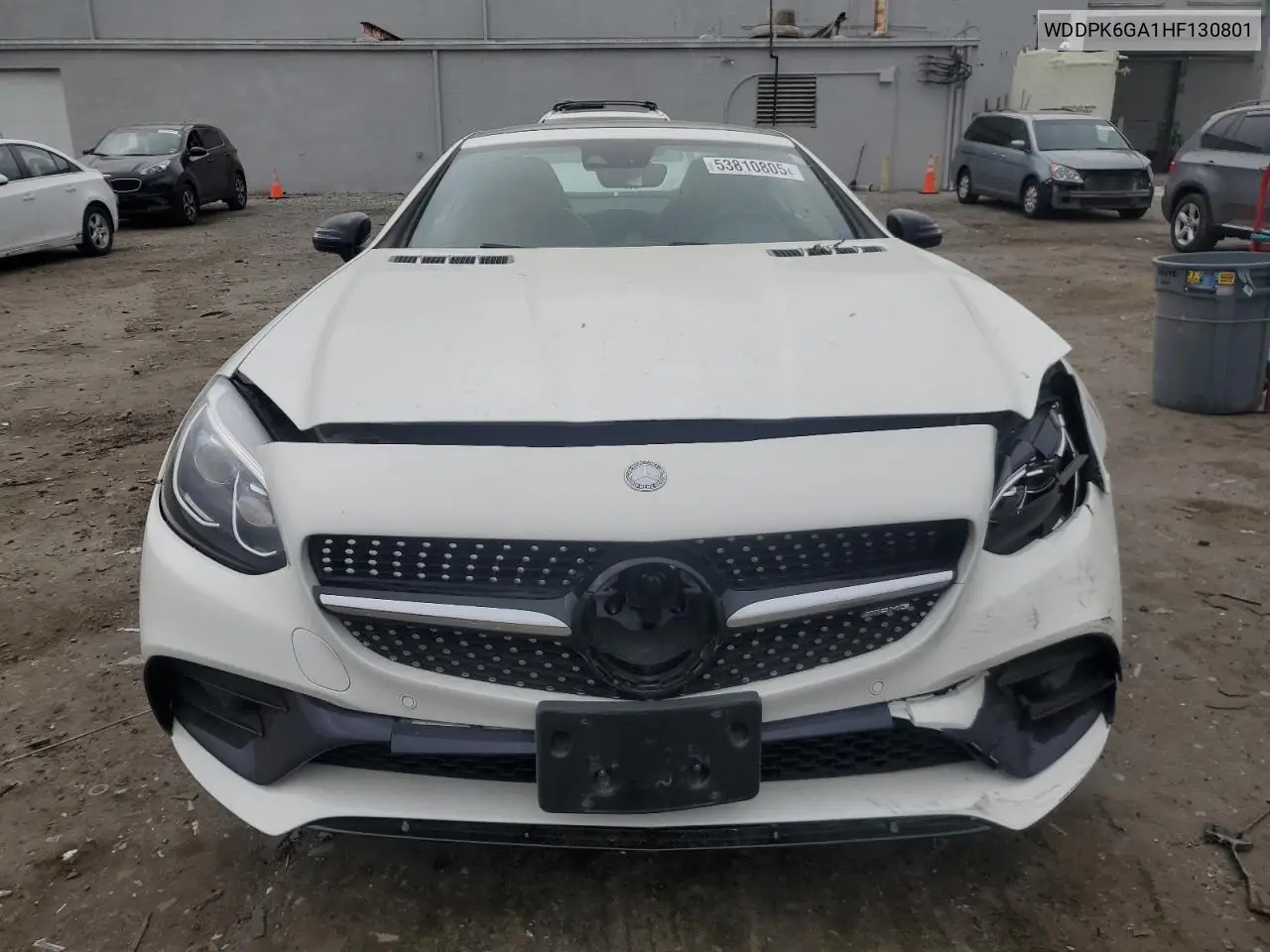 2017 Mercedes-Benz Slc 43 Amg VIN: WDDPK6GA1HF130801 Lot: 53810805
