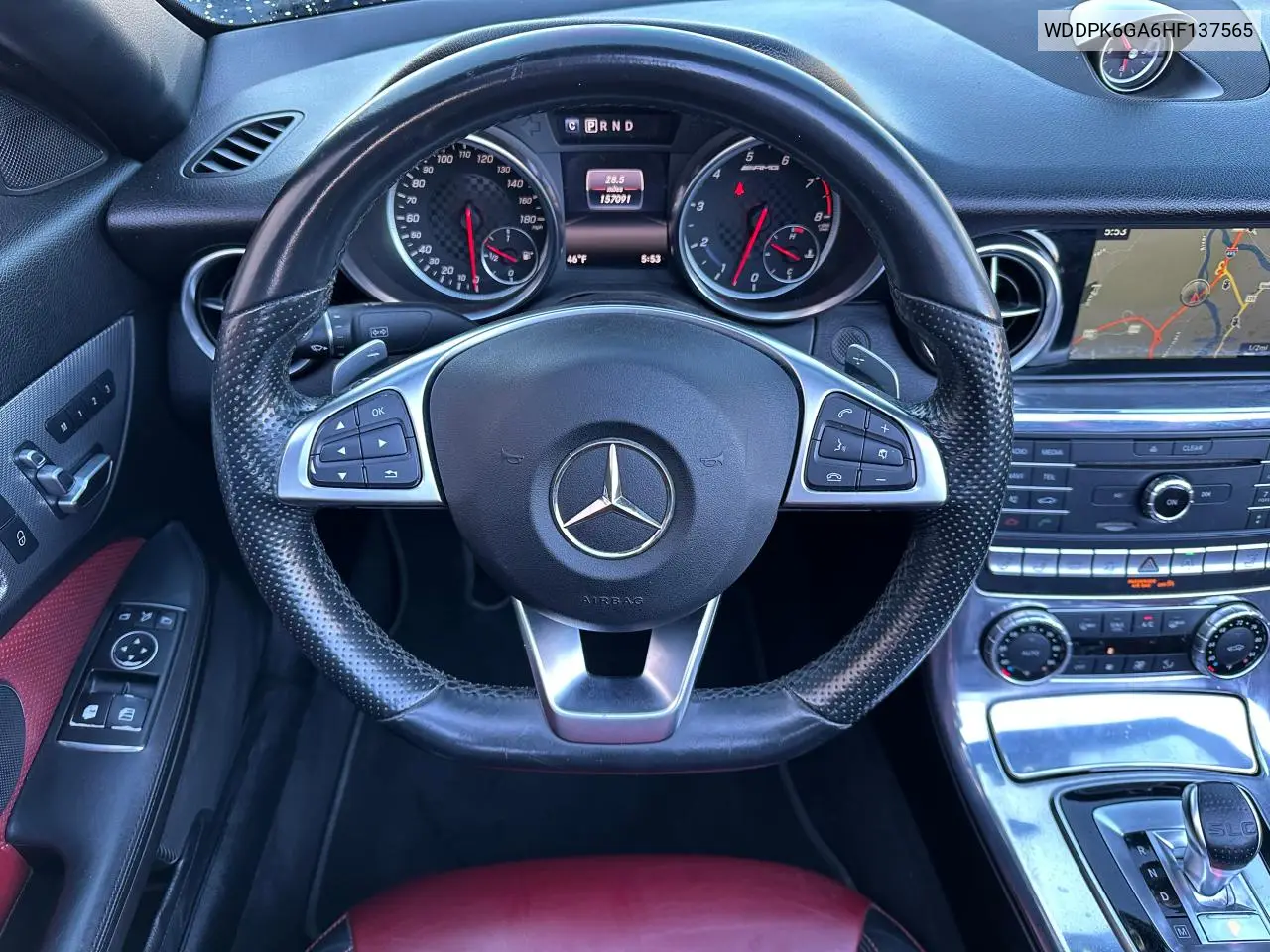 2017 Mercedes-Benz Slc 43 Amg VIN: WDDPK6GA6HF137565 Lot: 54969215