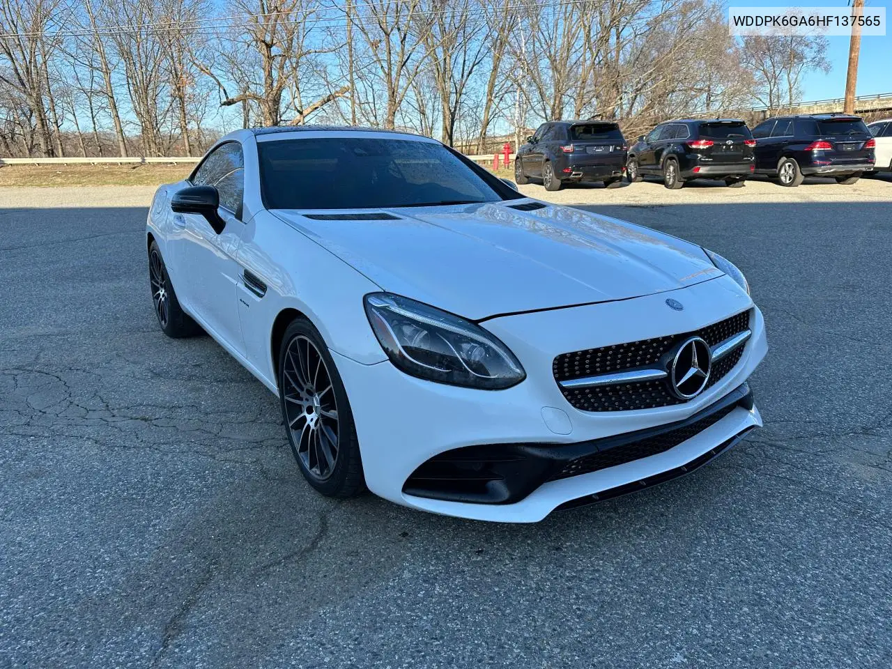 2017 Mercedes-Benz Slc 43 Amg VIN: WDDPK6GA6HF137565 Lot: 54969215
