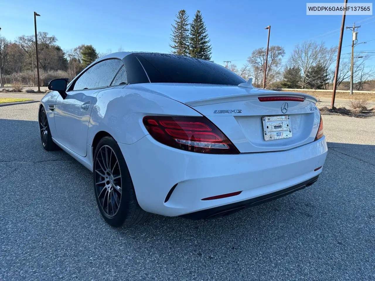 2017 Mercedes-Benz Slc 43 Amg VIN: WDDPK6GA6HF137565 Lot: 54969215