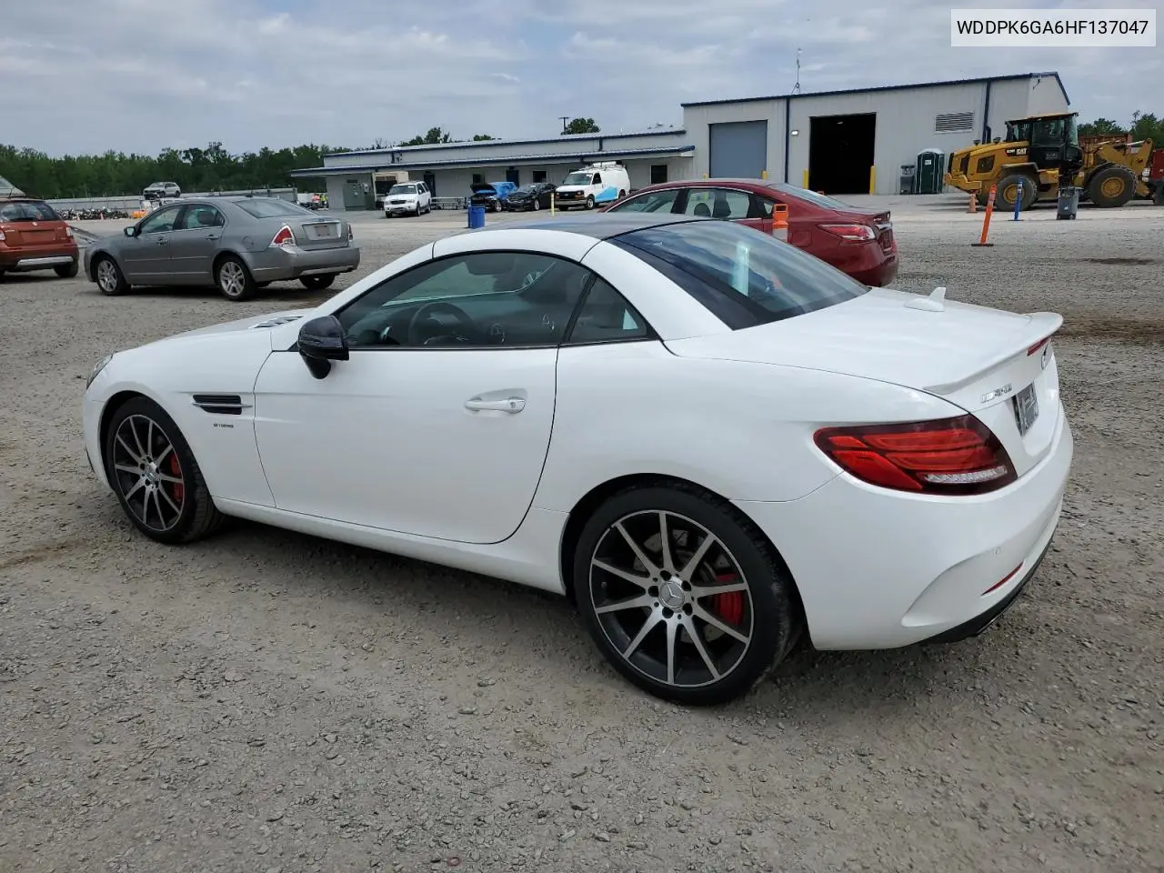 2017 Mercedes-Benz Slc 43 Amg VIN: WDDPK6GA6HF137047 Lot: 56179645