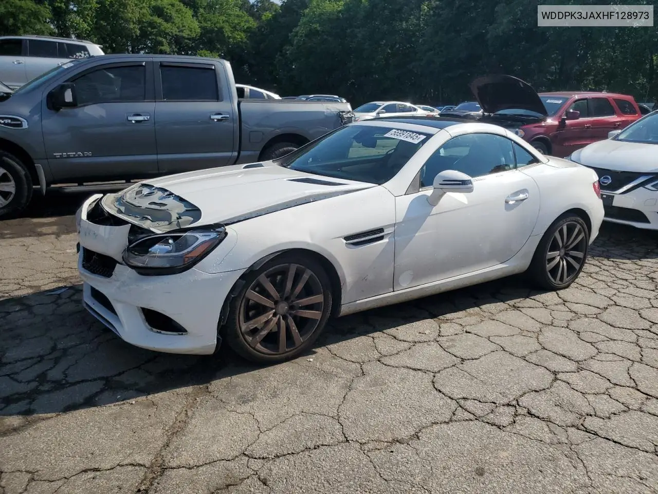 2017 Mercedes-Benz Slc 300 VIN: WDDPK3JAXHF128973 Lot: 56991845