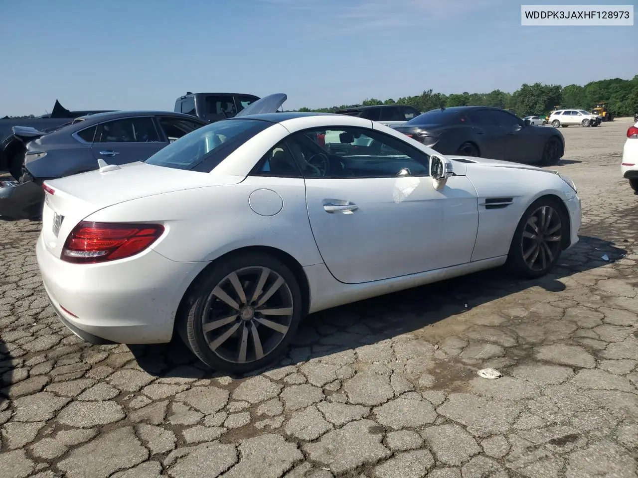 2017 Mercedes-Benz Slc 300 VIN: WDDPK3JAXHF128973 Lot: 56991845