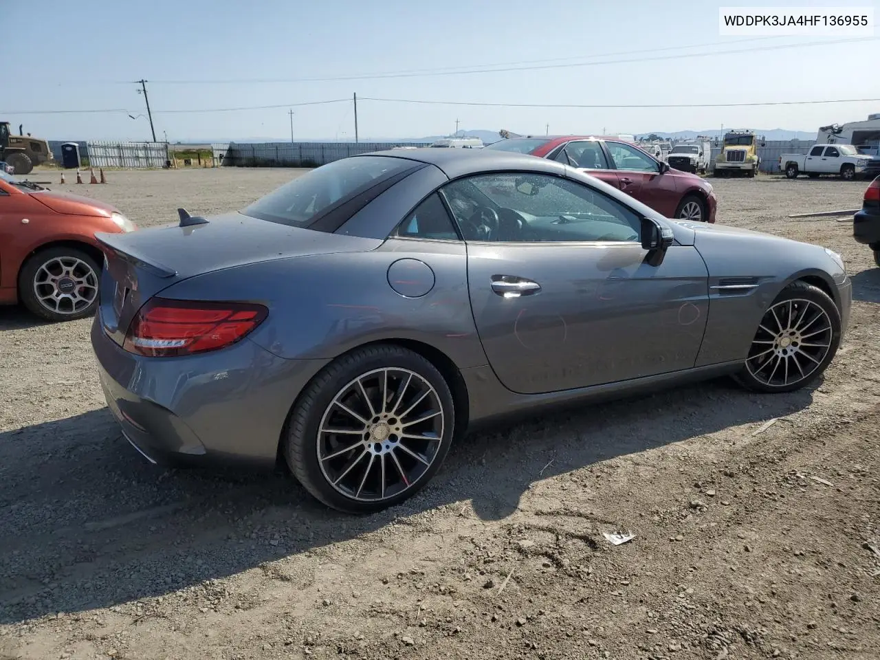 2017 Mercedes-Benz Slc 300 VIN: WDDPK3JA4HF136955 Lot: 59797905