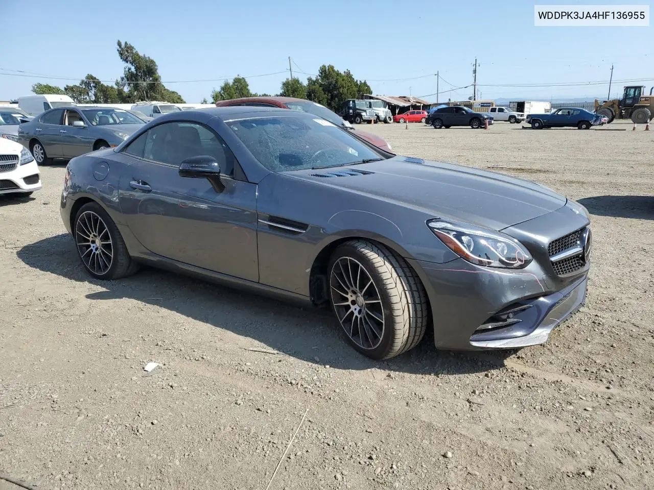 2017 Mercedes-Benz Slc 300 VIN: WDDPK3JA4HF136955 Lot: 59797905