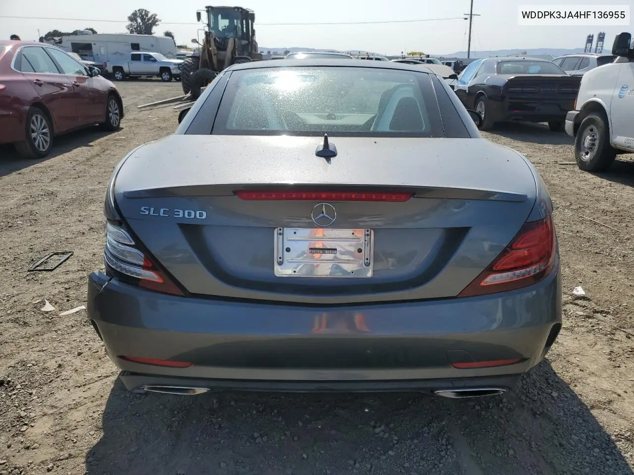 2017 Mercedes-Benz Slc 300 VIN: WDDPK3JA4HF136955 Lot: 59797905