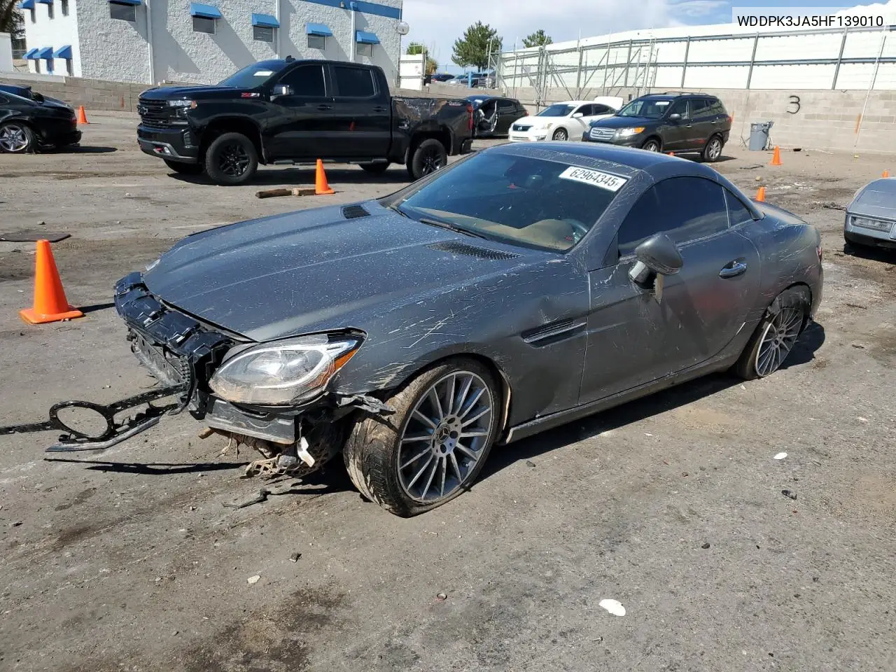 2017 Mercedes-Benz Slc 300 VIN: WDDPK3JA5HF139010 Lot: 62964345