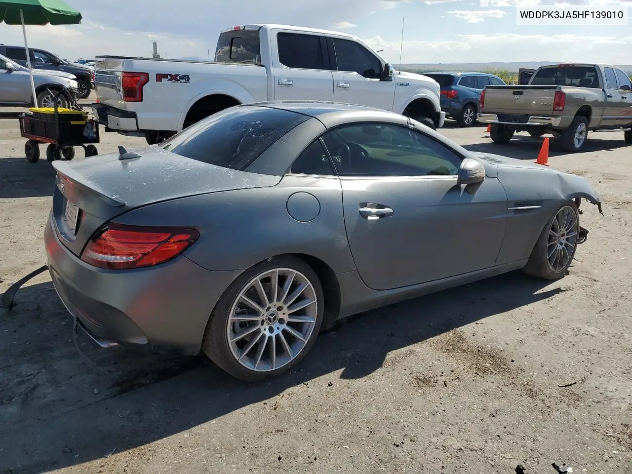 2017 Mercedes-Benz Slc 300 VIN: WDDPK3JA5HF139010 Lot: 62964345