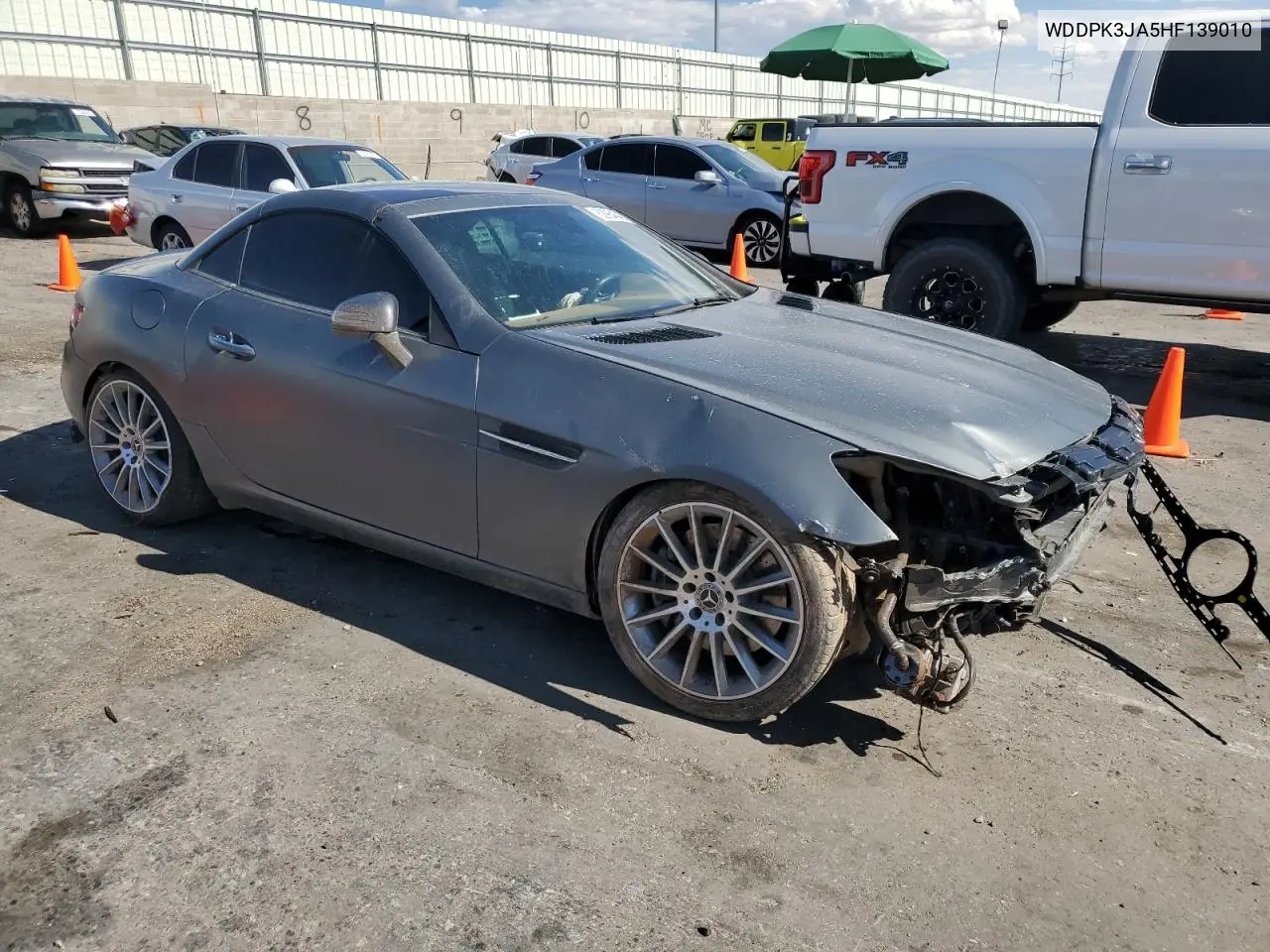 2017 Mercedes-Benz Slc 300 VIN: WDDPK3JA5HF139010 Lot: 62964345