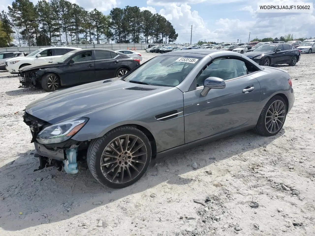2018 Mercedes-Benz Slc 300 VIN: WDDPK3JA0JF150602 Lot: 51535135